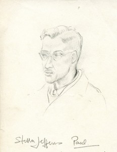 Drawn by his wife immediately after their marriage in 1948