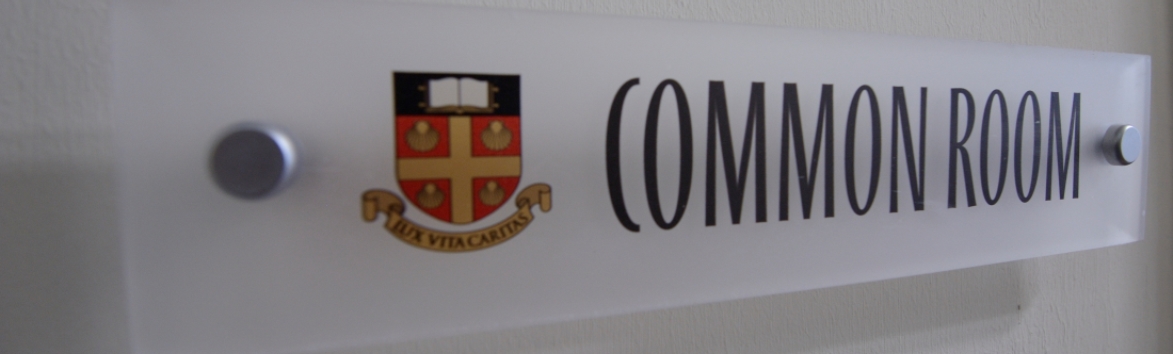 Common Room sign